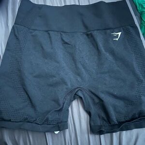 Gym shark Black Women's Athletic Shorts